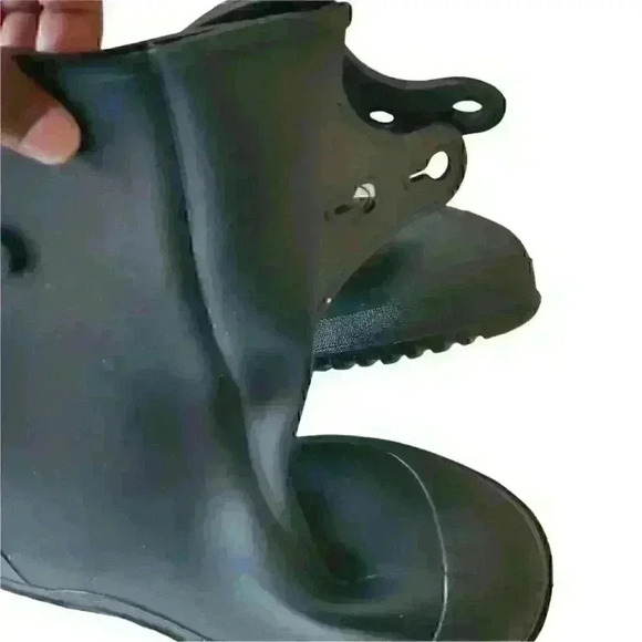 TINGLEY Rubber Work Brutes PVC 10- Inch Overshoe W/ Button Size 10 - Picture 3 of 6